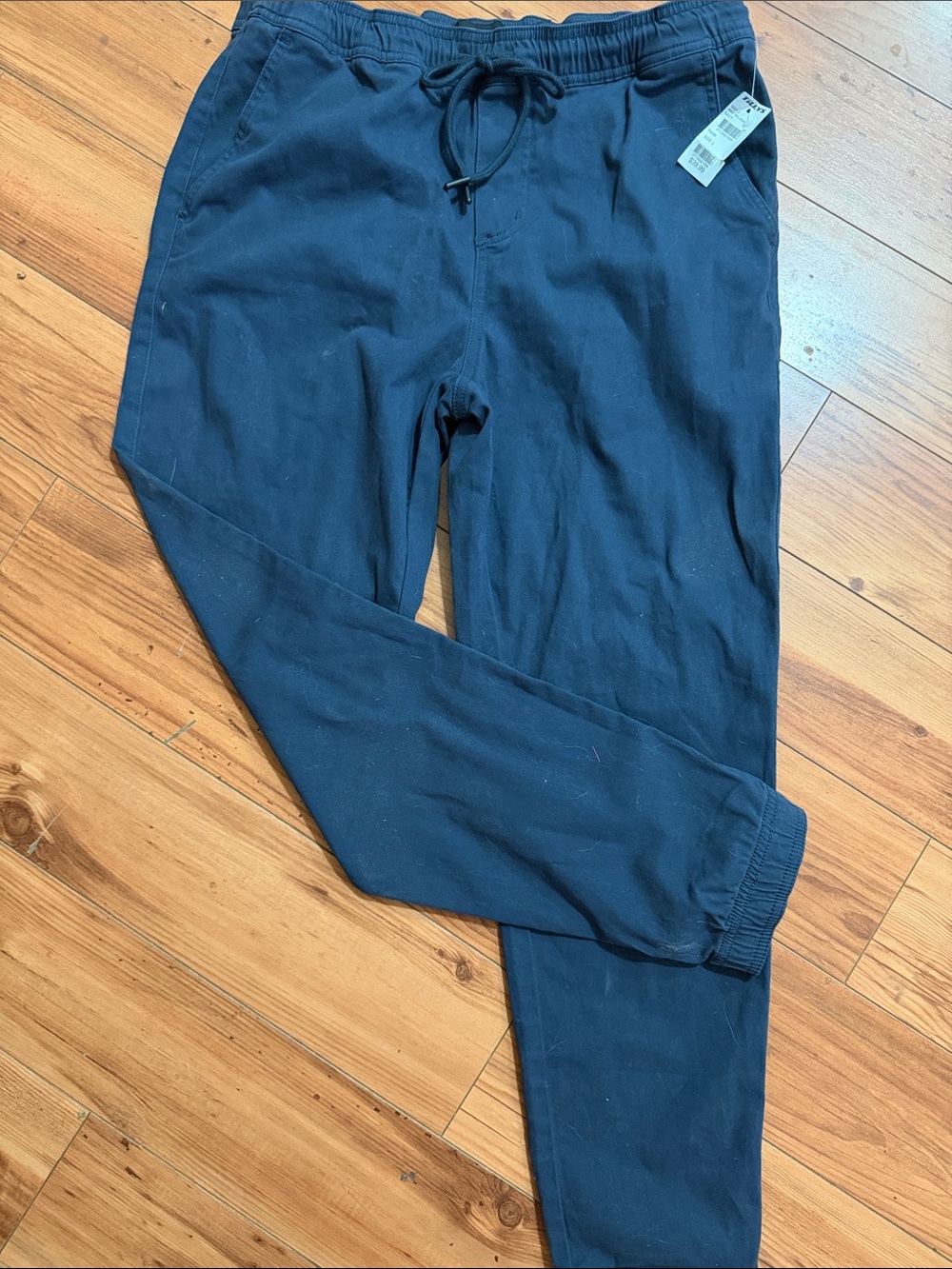 🆕RSQ Men's Dark Navy Blue Side Pocket Drawstring Cotton Joggers::NWT:: - Picture 7 of 7